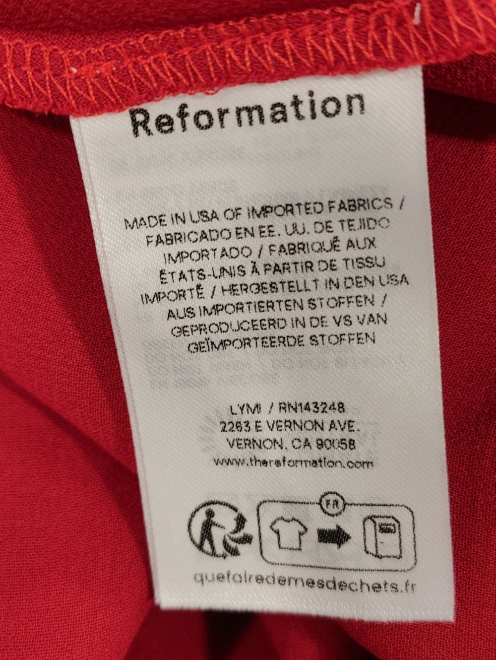 Reformation Prescott Dress in Red Floral Sleeveless Maxi Size Medium - Picture 10 of 11